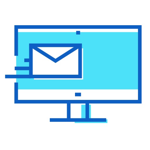 Imac, incoming, message icon