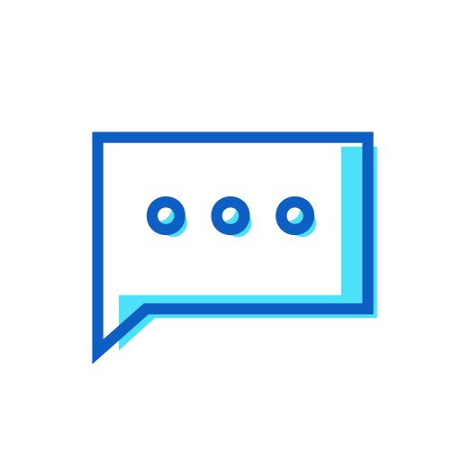 Dot, message icon