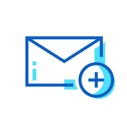 Adding, message icon