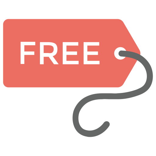Free, price, tag icon