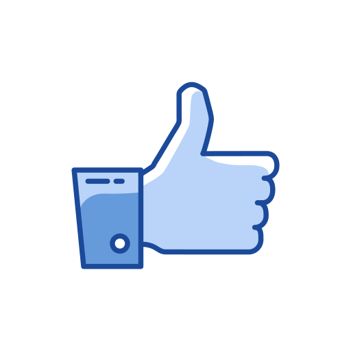 Approved, hand, like, thumbs up icon