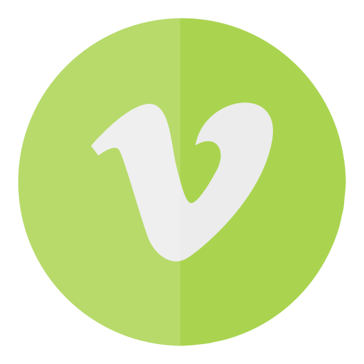Circle, media, social, vimeo icon