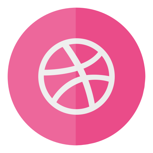 Circle, dribbble, media, social icon