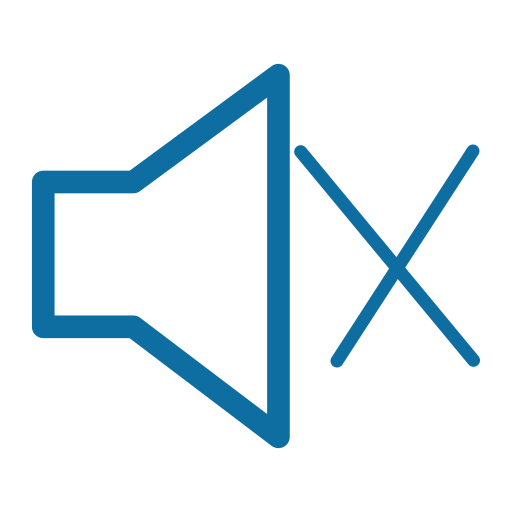 Mute, audio, sound, speaker, volume, player icon