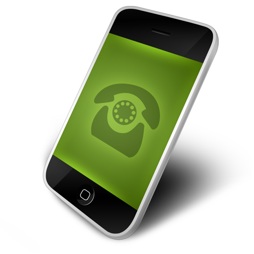 Dial, green icon