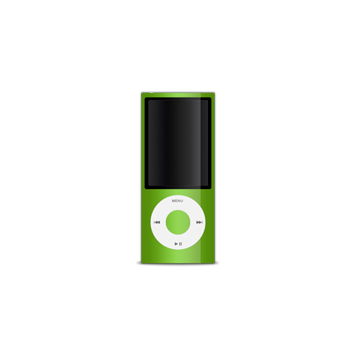 Apple, green, ipod icon