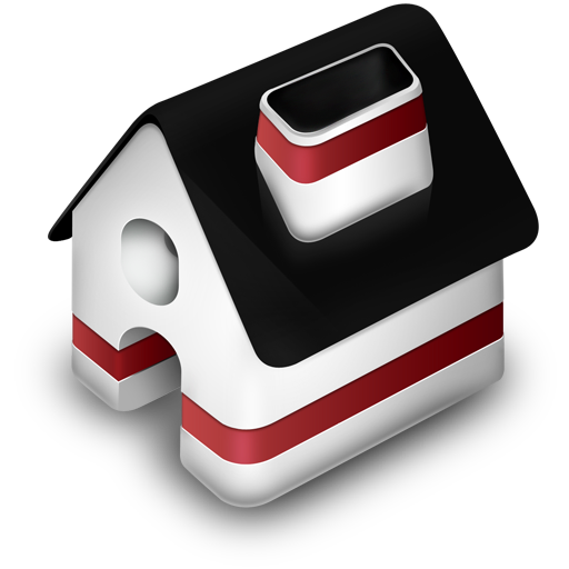 Home, red icon