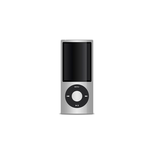 Apple, ipod, silver icon