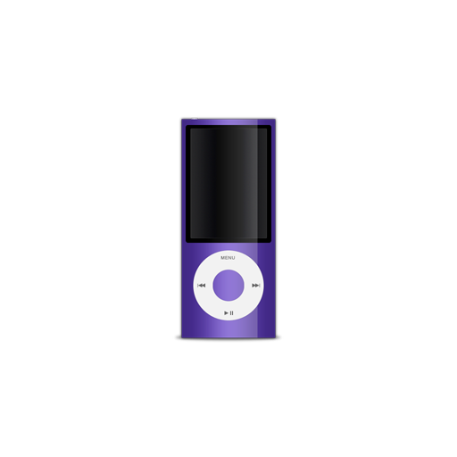 Apple, ipod, purple icon