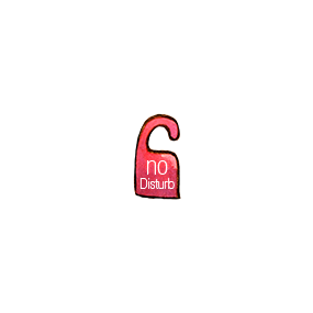 Do not disturb, privacy icon