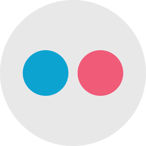 Flickr, social media, social, logo, network, connection, internet icon