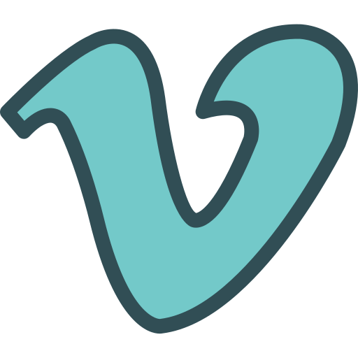 Brand, logo, network, social, vimeo icon