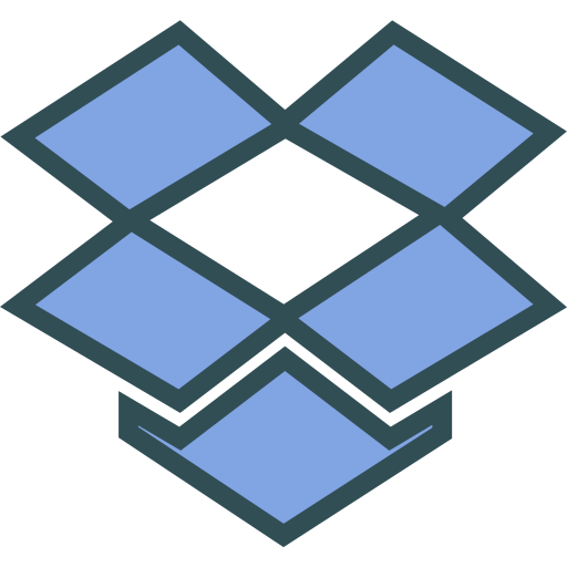 Brand, dropbox, logo, network, social icon