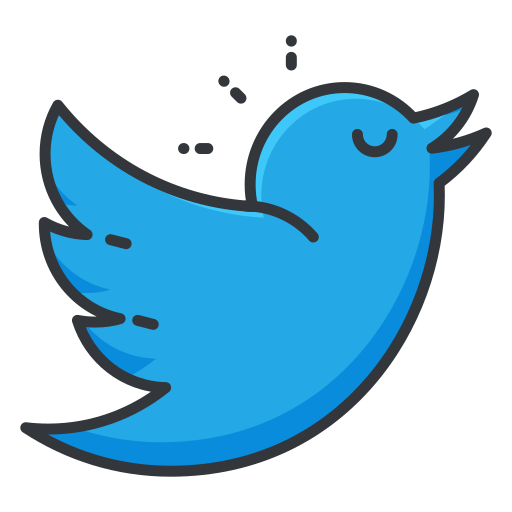 Social media, twitter, network, message, interaction icon