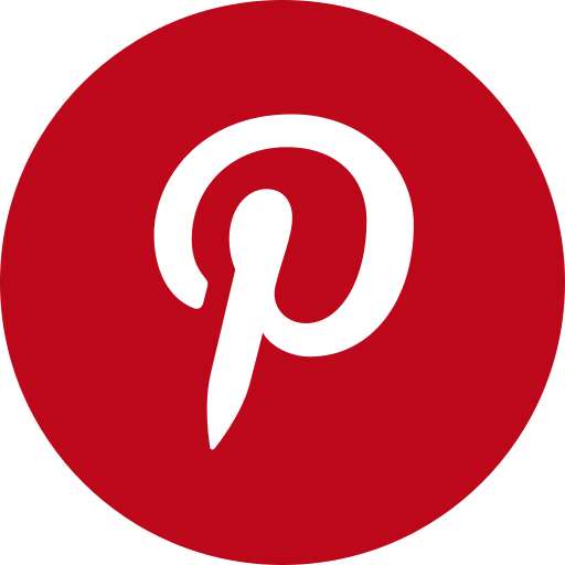 Circle, pinterest, round icon, social media, social network icon