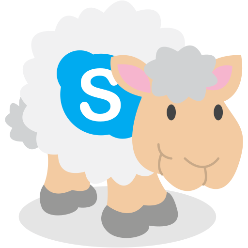 Sheep, social network, skype icon