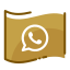 Social Media J.02 Gold icon 64x64