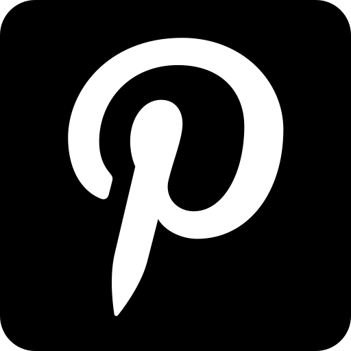 Pinterest, social media, social network, square, logo icon