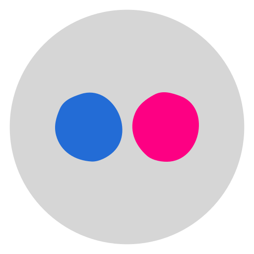 Circled, flickr, media, network, social, social media icon