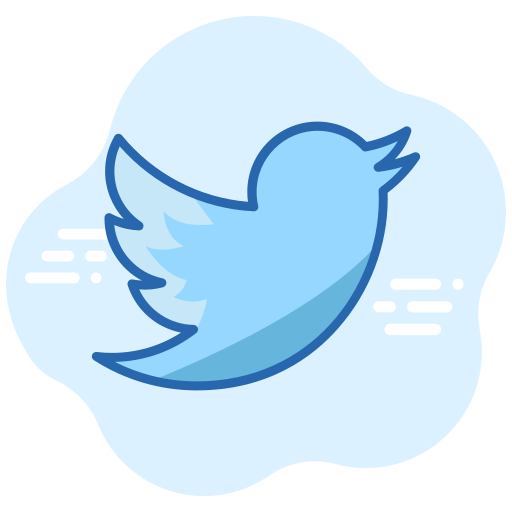 Twitter, tweet, bird, social media, network, web icon