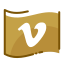 Social Media J.02 Gold icon 64x64