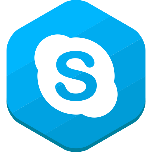 Social network, skype icon
