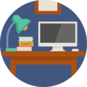 computer,monitor,furniture and household,screen,desktop,study,desk