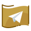 Social Media J.02 Gold icon 64x64