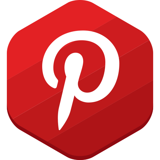 Social network, pinterest icon