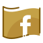 Social Media J.02 Gold icon 64x64
