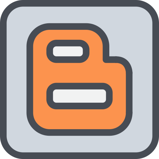 Blogger, media, network, social icon