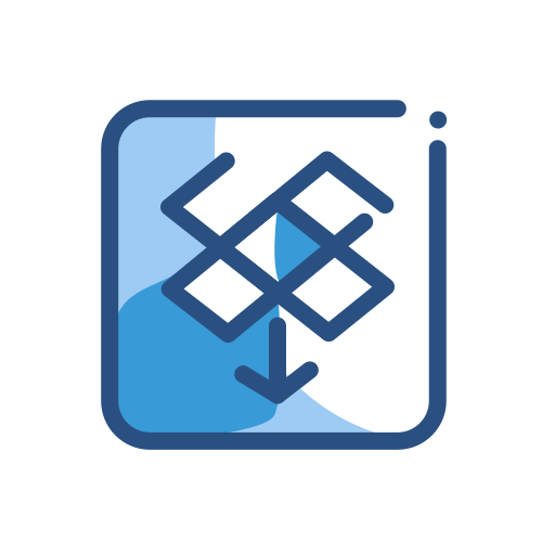 Dropbox, media, network, social icon
