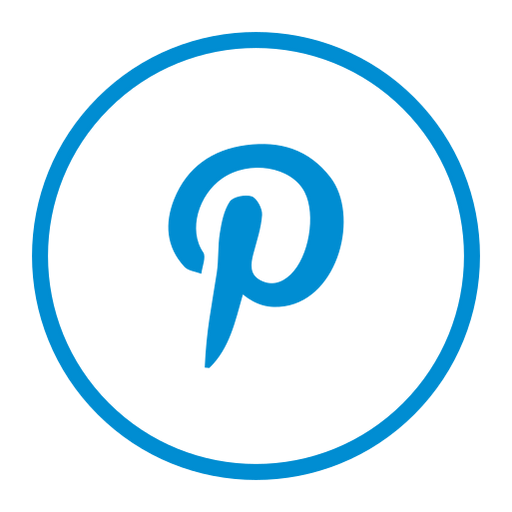 Circle, pinterest, connection, network, social icon