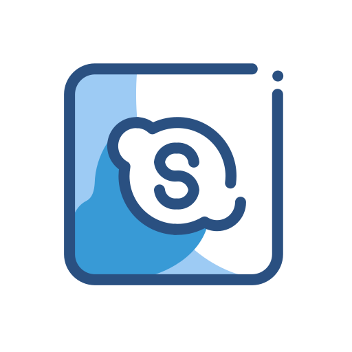 Media, network, skype, social icon