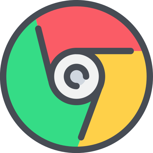Chrome, google, media, network, social icon