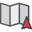 Maps and locations icon 64x64