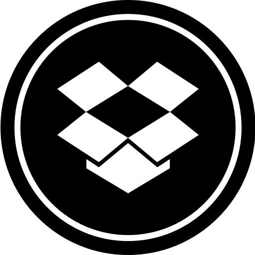 Dropbox, social network icon
