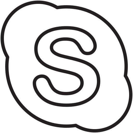 Media, skype, social, network icon