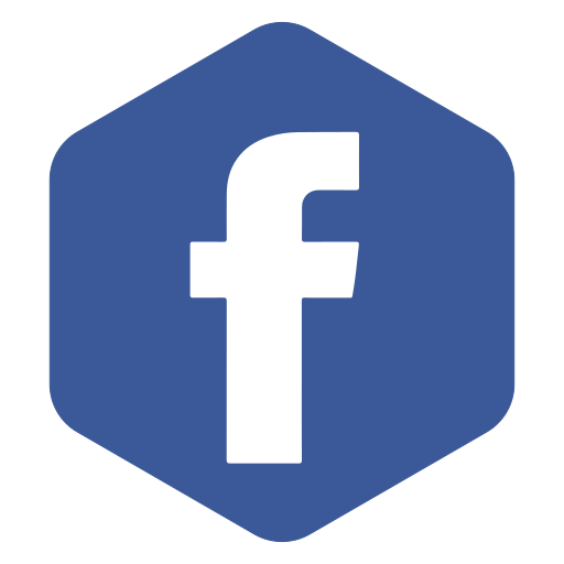 Facebook, hexagon, media, polygon, social, logo, network icon