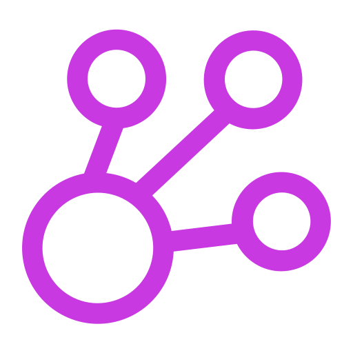 Connection, network, share, social icon