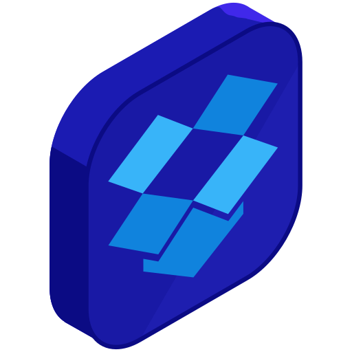 Dropbox, internet, media, network, online, social, storage icon