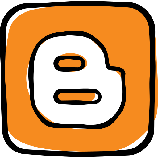 Blogger, social media, network icon