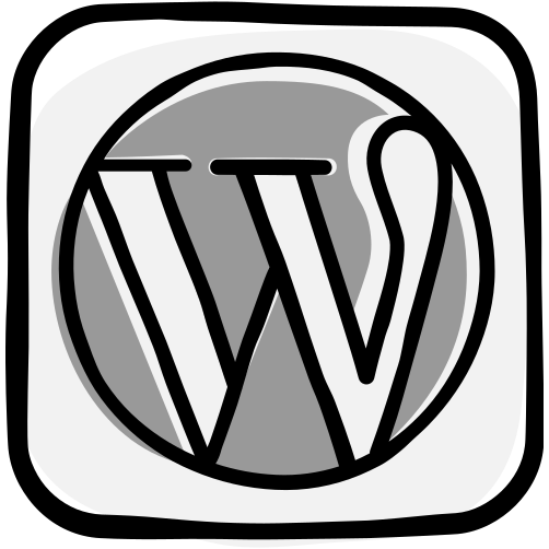 Wordpress, social media, network icon