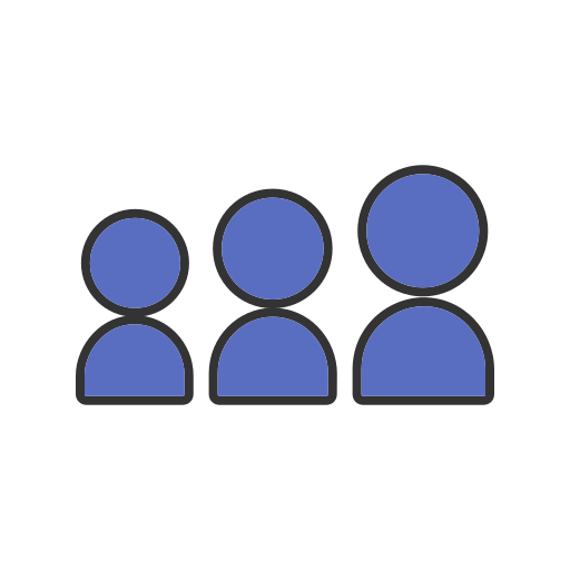 Connect, group, myspace, network, online, social, team icon