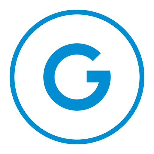 Alphabet, circle, google, media, network, round, social icon