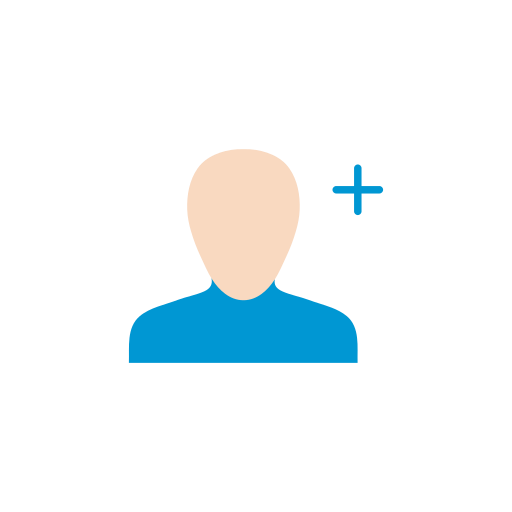 Add contact, grow network, network, profile icon