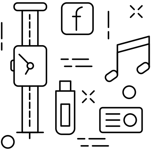 Media, multimedia, network, social icon
