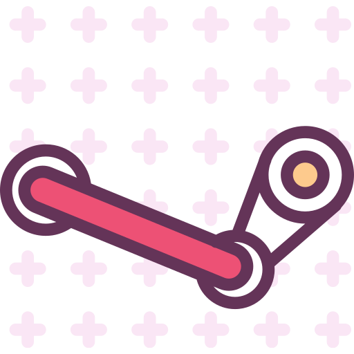 Brand, logo, network, social, steam icon