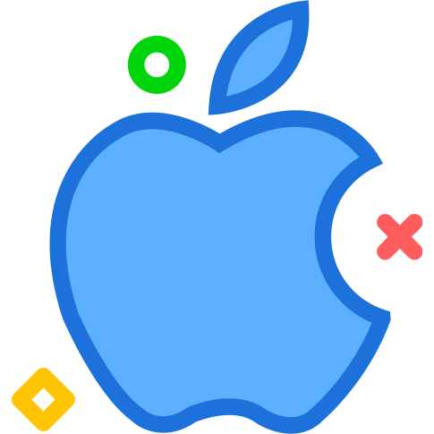 Apple, brand, logo, network, social icon
