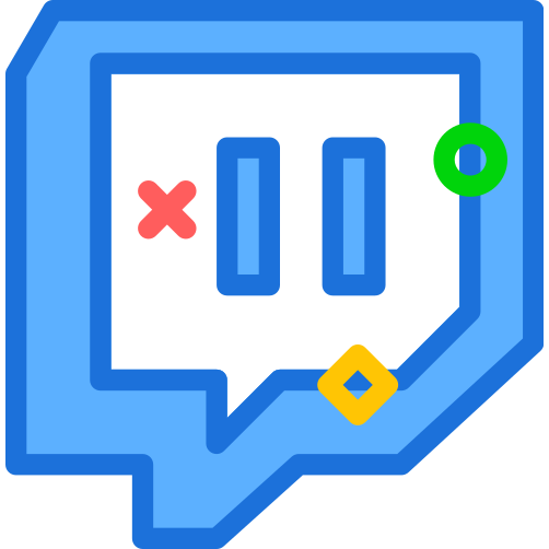 Brand, logo, network, social, twitch icon